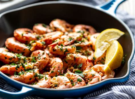 Crevettes à l’ail