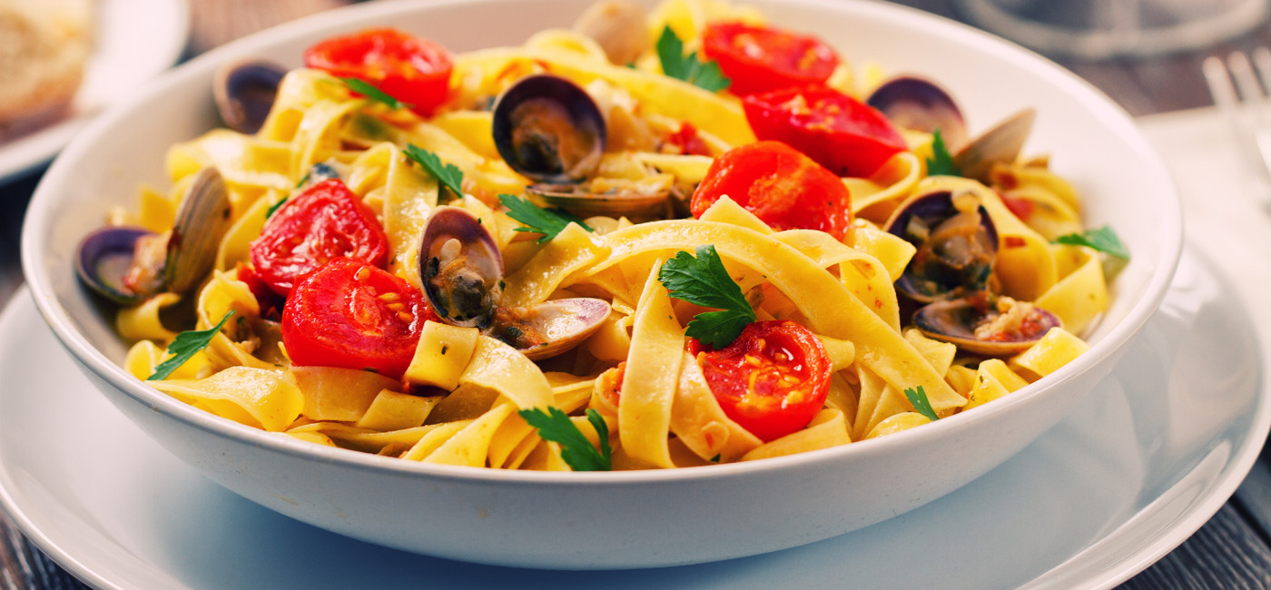 Tagliatelles aux fruits de mer